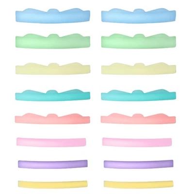 8 Pairs Silicone Eyelash Perming Pads Eyelashes Extension Tool Assorted - Image 1 of 4