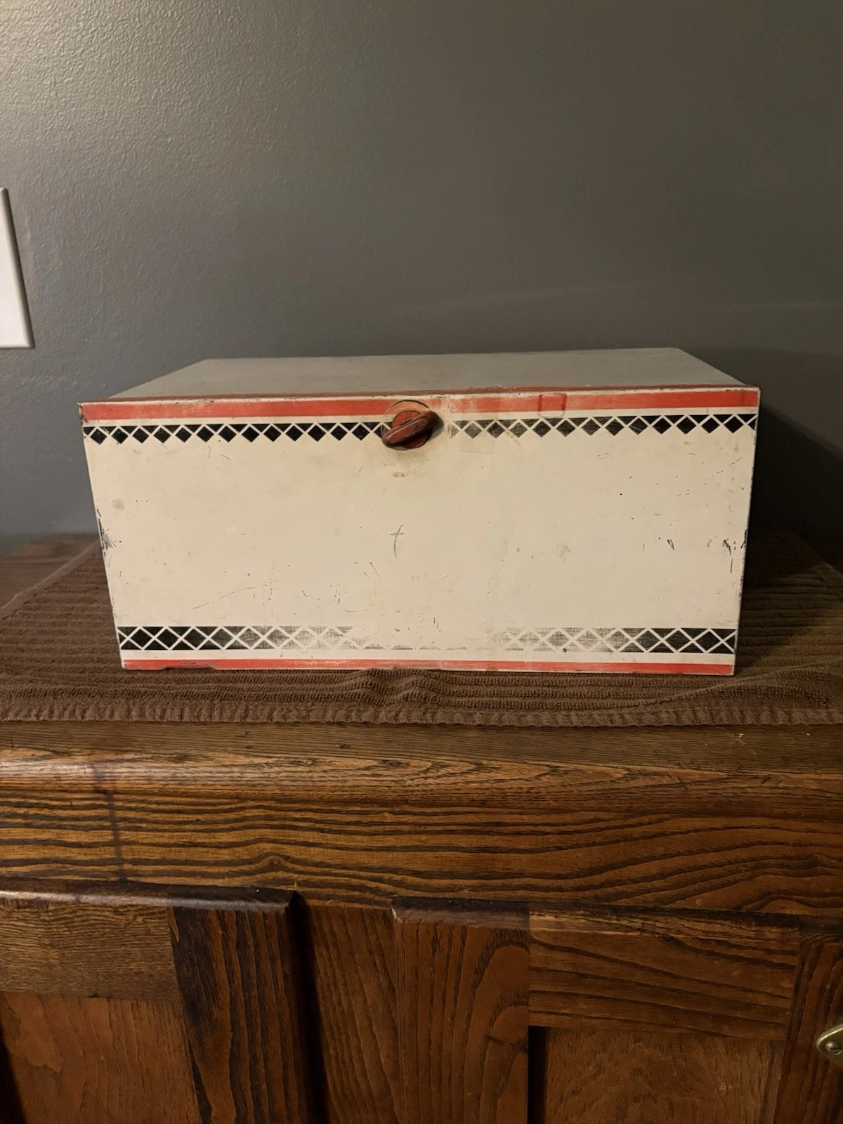 Vintage Metal Bread Box From Approximately The 1940s Or 1950s Kitchen
Opens in a new window or tab