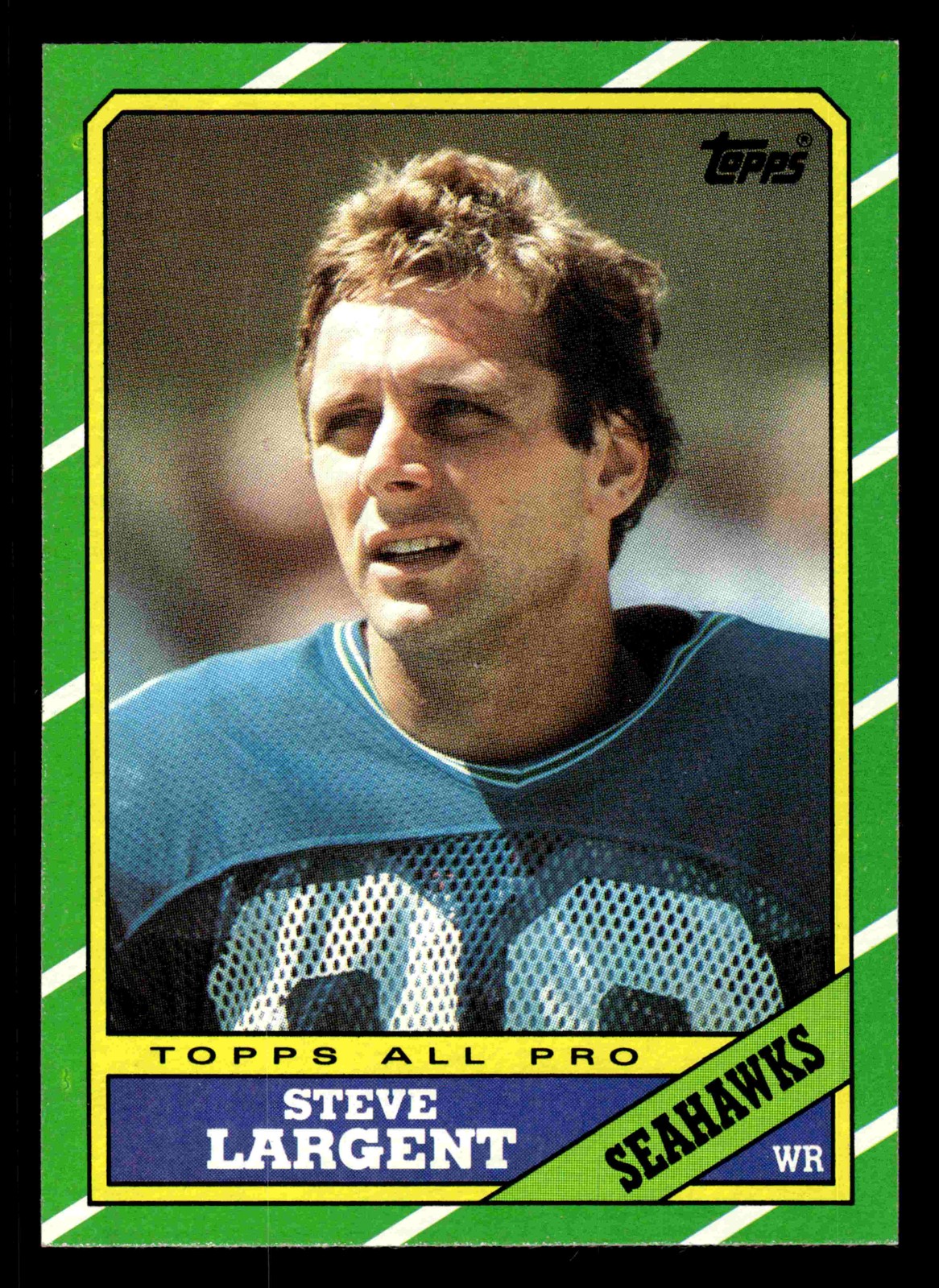 1986 Topps Steve Largent (HOF) #203 - Seattle Seahawks - NM+