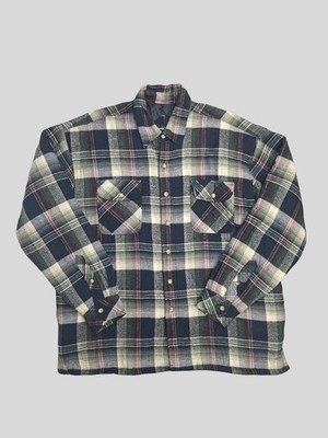 NorthCrest Holzfäller kariert wattiert Flanell Herren UK XL Knopfleiste Shacket