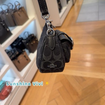 COACH mini Boston bag denim signature 美品 NWT Coach Ashton Mini Shoulder Bag In Signature Denim CCZ49 denim