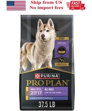 Purina Pro Plan Sport Small Bites 27/17 Lamb Rice Formula Dry Dog Food, 37.5lb