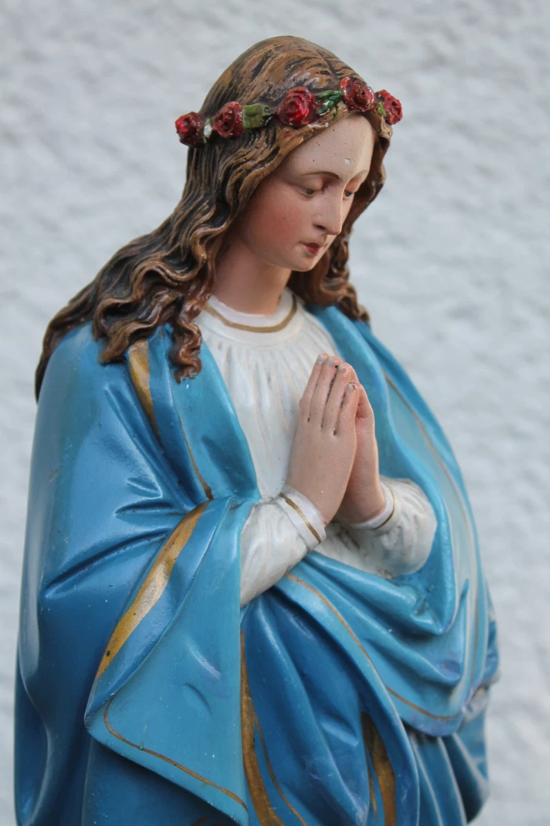 Maria-Betend-Statue-Figur-Heiligenfigur-Höhe ca. 42 cm