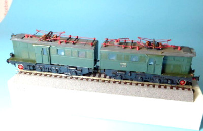 Ddr Handicraft Model Old Building E-Lok E 95 03 DRG/ DR, Silesia-Central Germany