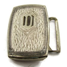 Letter D True Art Deco Belt Buckle Beautiful Design 1" Belt Width