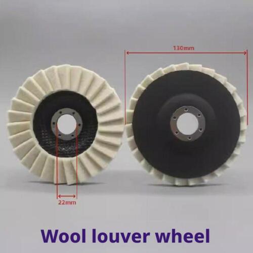 Wool Flap Felt Disc Angle Grinder Polishing Buffing New For Metal Wheel V0D5 - Picture 4 of 18