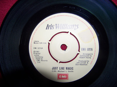 Iris Williams - Just like magic / The other side of me    klasse  UK EMI 45