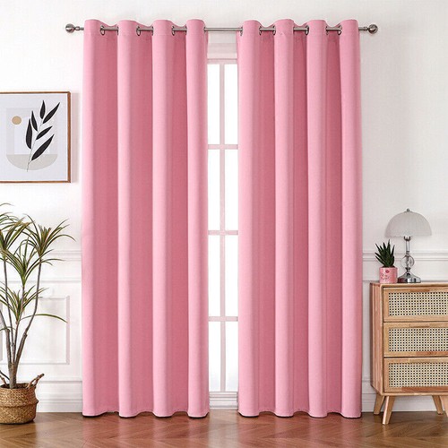 Juego de 2 cortinas opacas con ojales cortina térmica cortina oscurecimiento cortina - Imagen 19 de 39