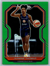 Jasmine Thomas 2021 Panini Prizm WNBA Green Prizm #27 Connecticut Sun
