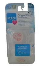 NIP 2 MAM Night Orthodontic Glow in the Dark Pacifiers with Case 0-6 months