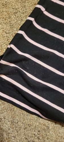 Camisa Polo Golf Ralph Lauren Negra/Rosa Rayas Calce Profesional Hombres Talla XL Usada Dos Veces Usada en Excelente Condición - Imagen 16 de 16