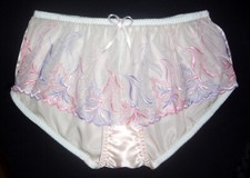 Womens 100 Silk Pantie Brief Knicker Silk Underwear Pink XL 35"-38"
