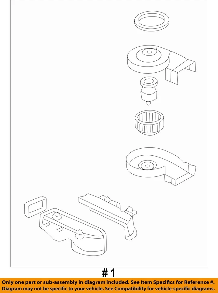 Motor soplador HVAC usado se adapta a: Ford Explorer 2001 2 puertas equipamiento deportivo trasero grado A Foto 4 de 4