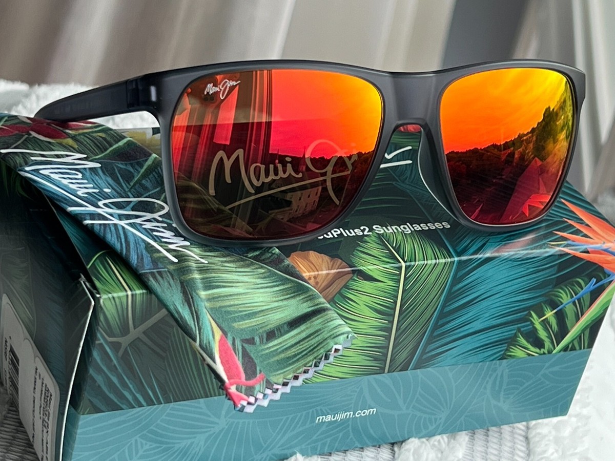Maui Jim Pailolo MJ 618 14 Translucent Grey Hawaii Lava