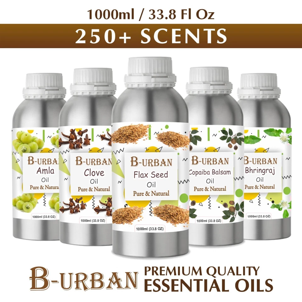 Ätherische Öle Für Diffusoren 1000ml - Pfefferminze, Lavendel, Rose & Viele Mehr - Bild 1 von 1