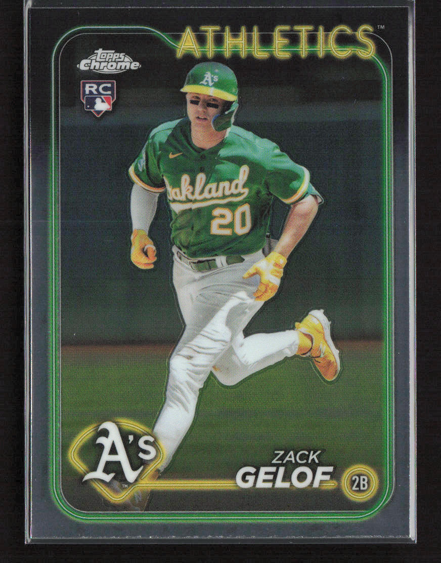 2024 Topps Chrome #282 Zack Gelof Oakland Athletics Rookie