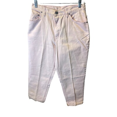Chic by HIS Light Pink Denim Cropped Denim Pants Sz 14