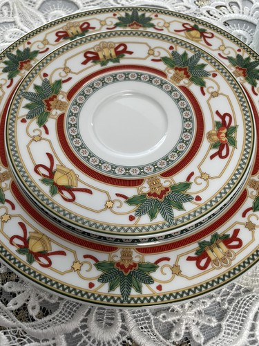 Hutschenreuther Porzellan Louvre 3 teiliges Kaffeegedeck Frohe Weihnachten - Bild 3 von 5