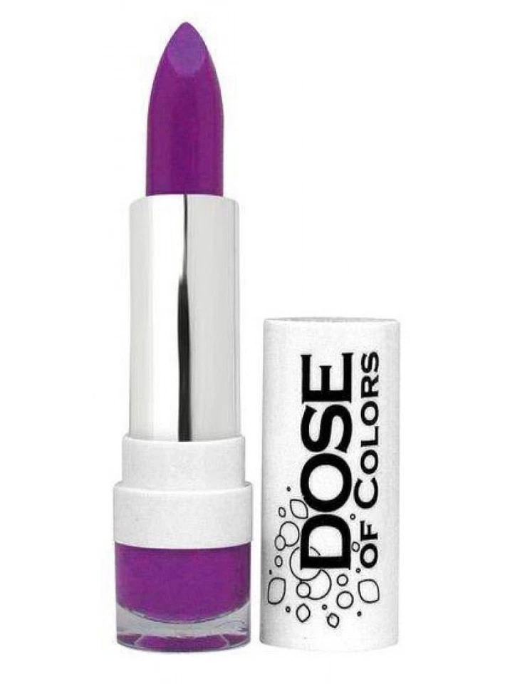 DOSE OF COLORS CLASSIC CREAMY LIPSTICK DARK SECRETS PURPLE AUTHENTIC COSMETICS - Image 3 of 4