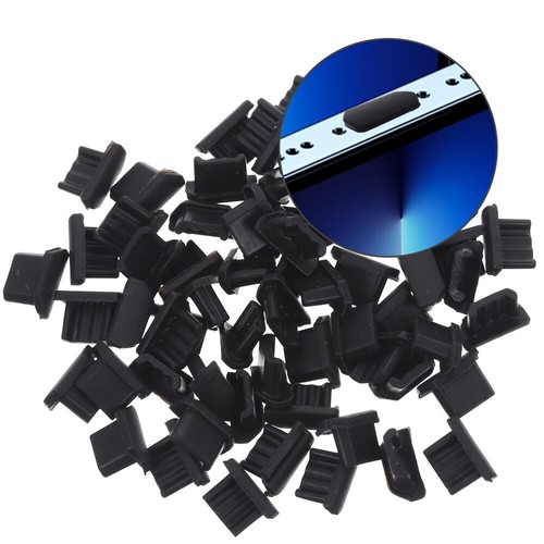 65 Pcs Small Usb Charger Plug Micro Usb Port Cover Usb Port Anti Cover - Zdjęcie 4 z 12