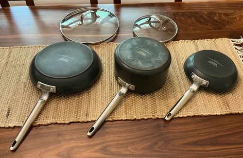 Williams Sonoma Professional Ceramic Nonstick MIXED Cookware Pans Pots With Lids - Picture 7 of 8