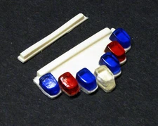 1:24 1:25 scale model resin red blue Vector lightbar police