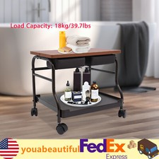 Beauty Salon Trolley Cart Portable Nail Foot Spa Footrest Stand With Wheels