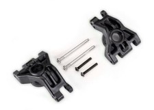 Traxxas Left  Right Rear Stub Axle Carriers Black w/ Hardware