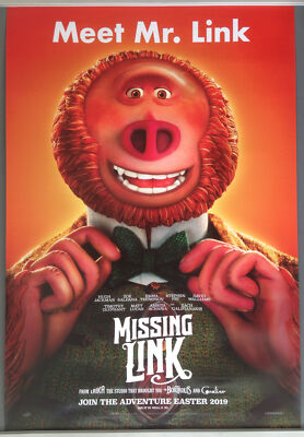 Cinema Poster: MISSING LINK 2019 (One Sheet) Hugh Jackman David Walliams