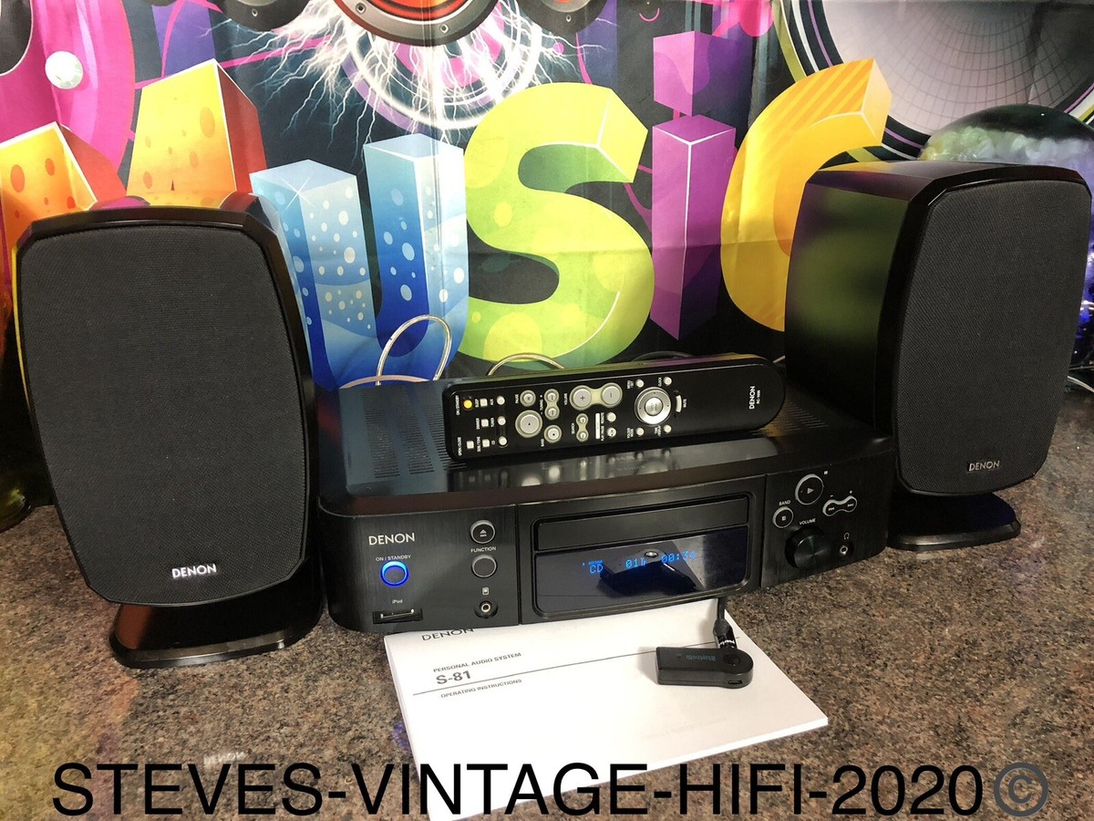 DENON S-81DAB FM/AM, CD, AUX COMPACT AUDIO SYSTEM RARE N/MINT L@@K