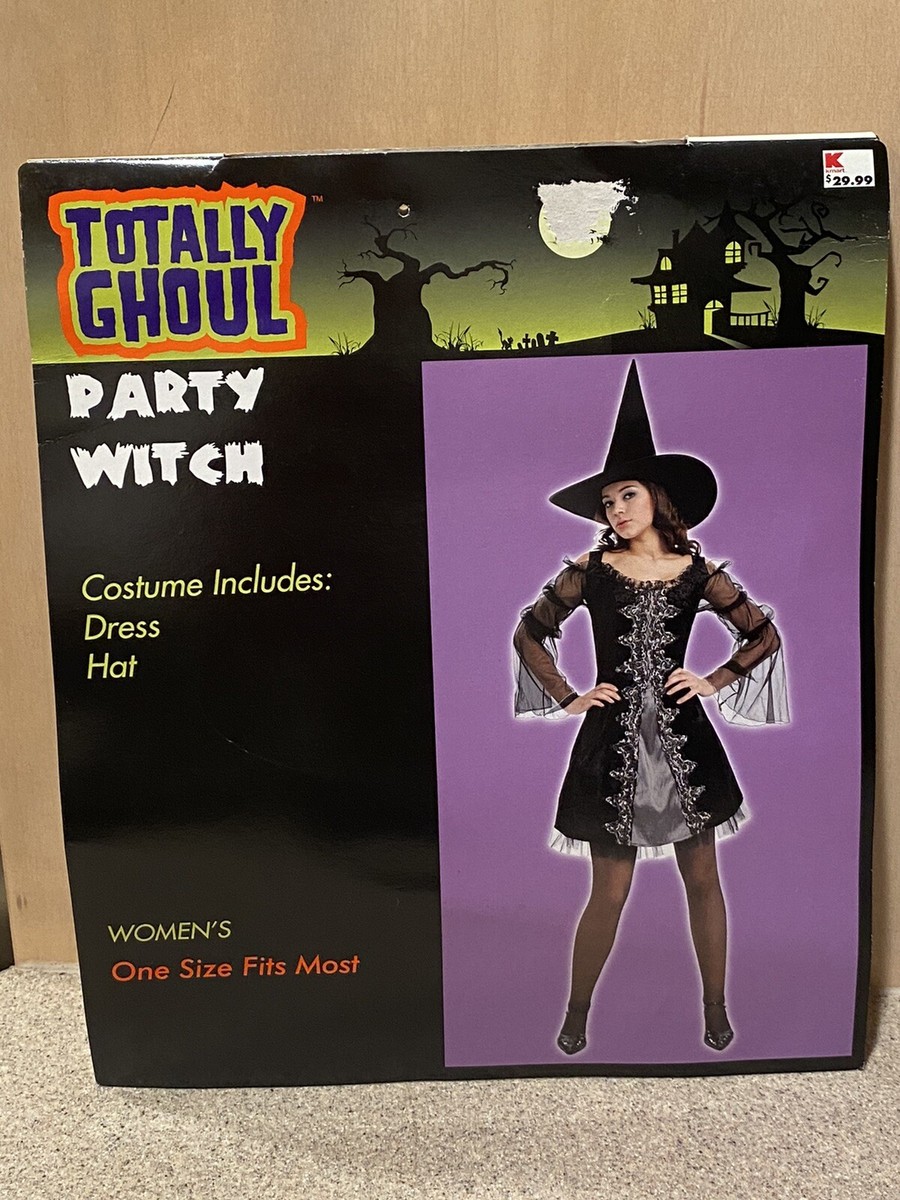 Totally Ghoul Halloween Women Party Witch Costume One Size / New | eBay