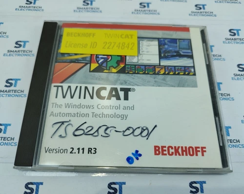BECKHOFF TS6255-0001 TWINCAT SOFTWARE CD + VALID LICENSE 2274842 VER 2.11 R3