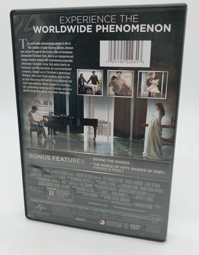 Fifty Shades of Grey DVD 2015 Romance Widescreen Dakota Johnson - Picture 2 of 2