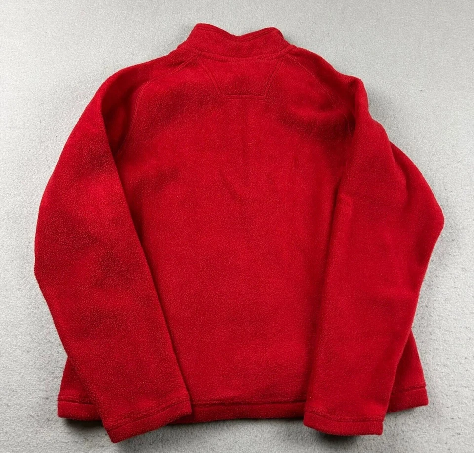 VTG Boston Red Sox Jacket Womens Large Red Fleece Full Zip MLB 2004 World Series - Image 4 of 4