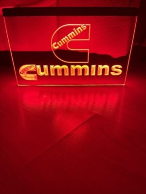 Cummins Diesel LED Neon Light Sign Brighten Up Your Shop Workspace Room Garage