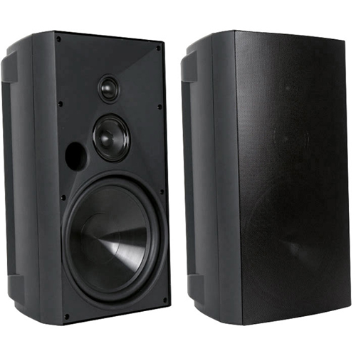 Proficient AW830 175W Pair of Stereo Outdoor Speakers Black for sale