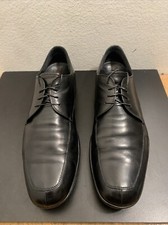 Prada 1217 Black Leather Men's Shoes Sz 12 4E