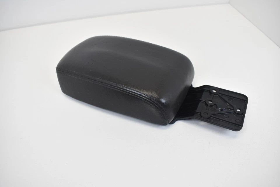2003 2004 Volvo S40 Center Console Black Leather Armrest Lid Assembly OEM - Image 3 of 4