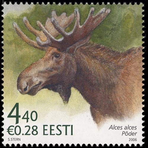 STAMP of ESTONIA 2002 - 2024 - Estonian fauna Wild animals in Estonia - Picture 6 of 26
