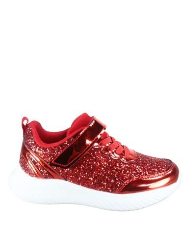 Youth Girl's Kid's Slip On Strap Glitter Sneakers Athletic Walking Shoes NEW - Picture 9 of 78