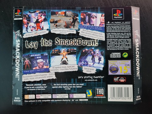 PS1 PlayStation One Back Rear Inlay Artwork Black Platinum Label Retro Vintage - Picture 104 of 106