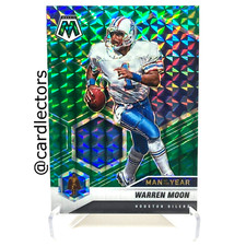 2021 Panini Mosaic Football WARREN MOON Man of the Year #280 Green PRIZM SP