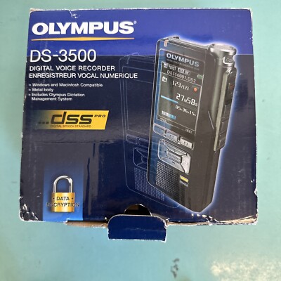 Olympus DS3500 Professional Dictation Digital Voice Recorder_No Power Supply