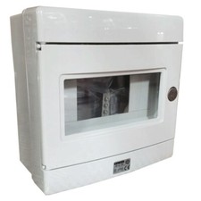 CENTRALINO STAGNO IP55 PARETE GRIGIO GEWISS 42208 EMERGENZA CHIAVE 8 MODULI DIN