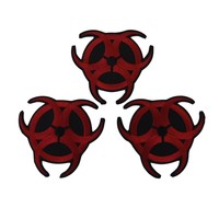 Resident Evil Biohazard Symbol Embroidered Patch Set Of 3 Resident Evil Biohazard Symbol Embroidered Patch Set Of 3
