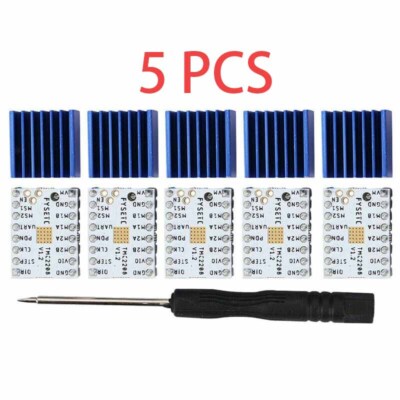 5PCS 3D Printer TMC2208 Stepper Motor Driver V1.2 Module With Heat Sink AO