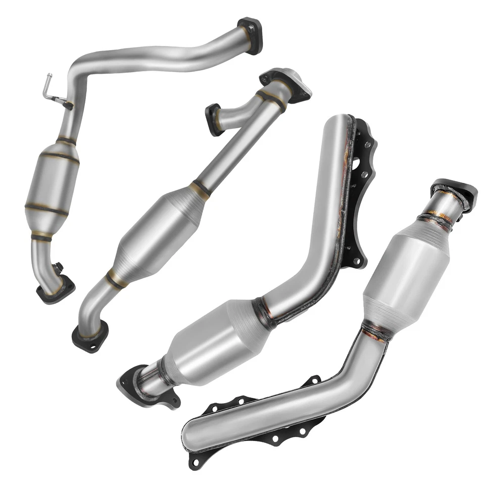 4x Catalytic Converters For 2003-2009 Toyota 4Runner 2007-2009 Toyota FJ Cruiser Foto 3 de 4