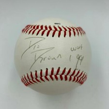 D'Lo Brown Signed Autographed Baseball WWE Wrestling With JSA COA