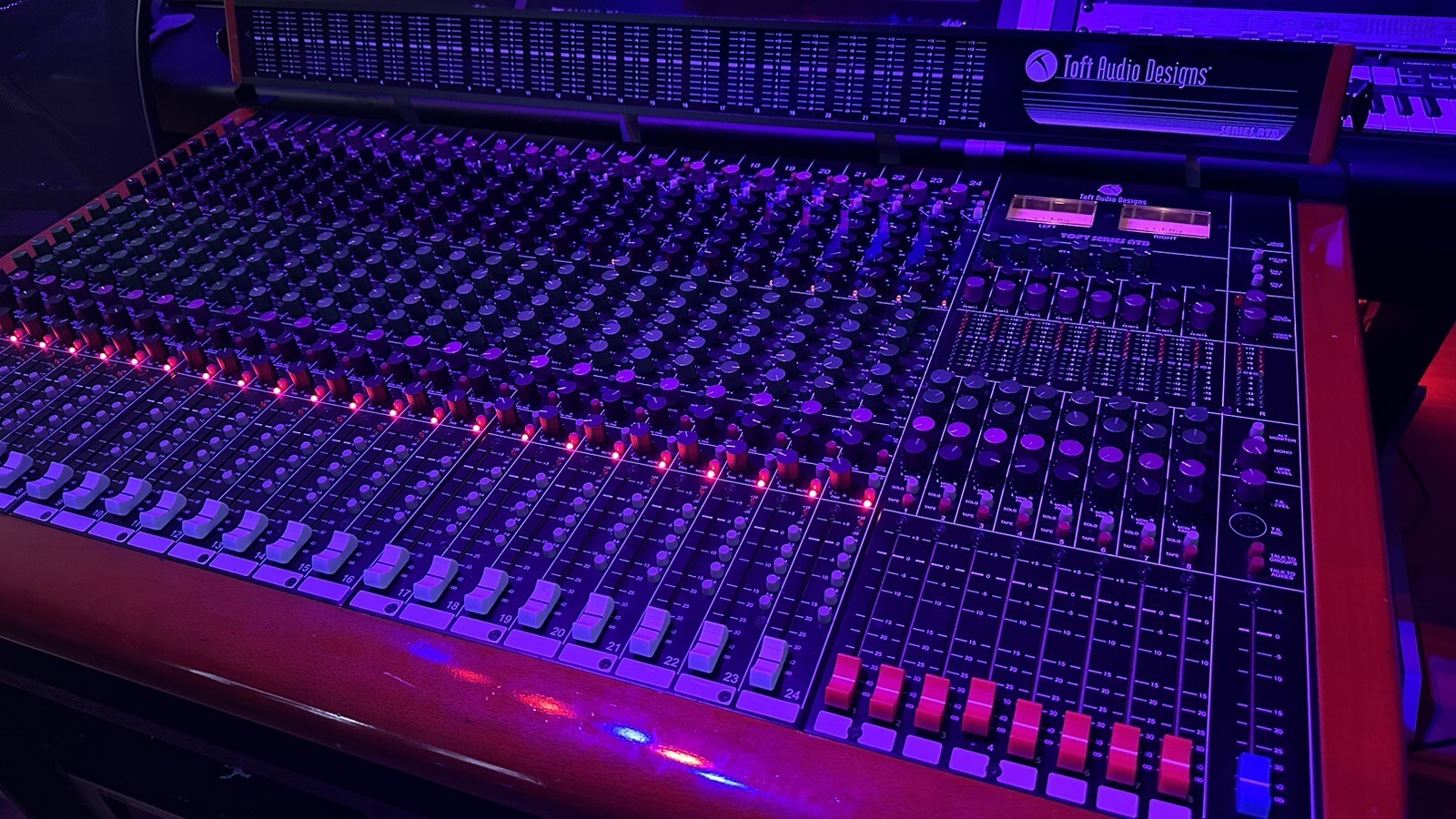 Toft Audio Designs 24 Channel Mixer with Meter Bridge eBay