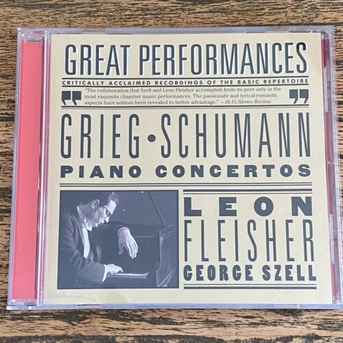 Grieg, Schumann, Piano Concertos, Fleisher, Szell, Cleveland [USA Pressing] - Photo 1 sur 2